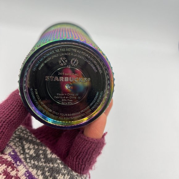 Starbucks Oil Spill Studded Tumbler, NEW! - Picture 3 of 4